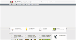 Desktop Screenshot of blecon.fr